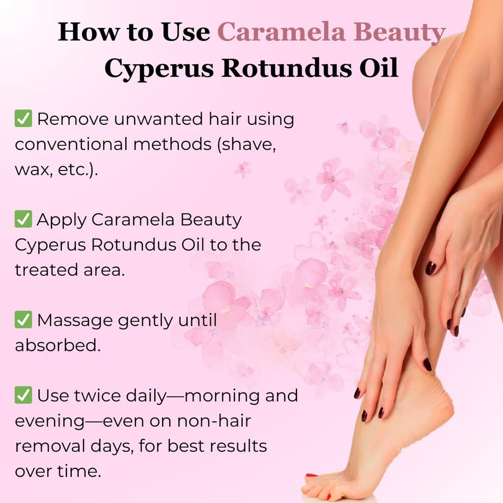 Botanical Body Oil, 60ml After-Shave and Post-Wax Moisturizer with Jojoba, Rosehip and Sweet Almond Oils for Silky Smooth Skin, All Skin Types