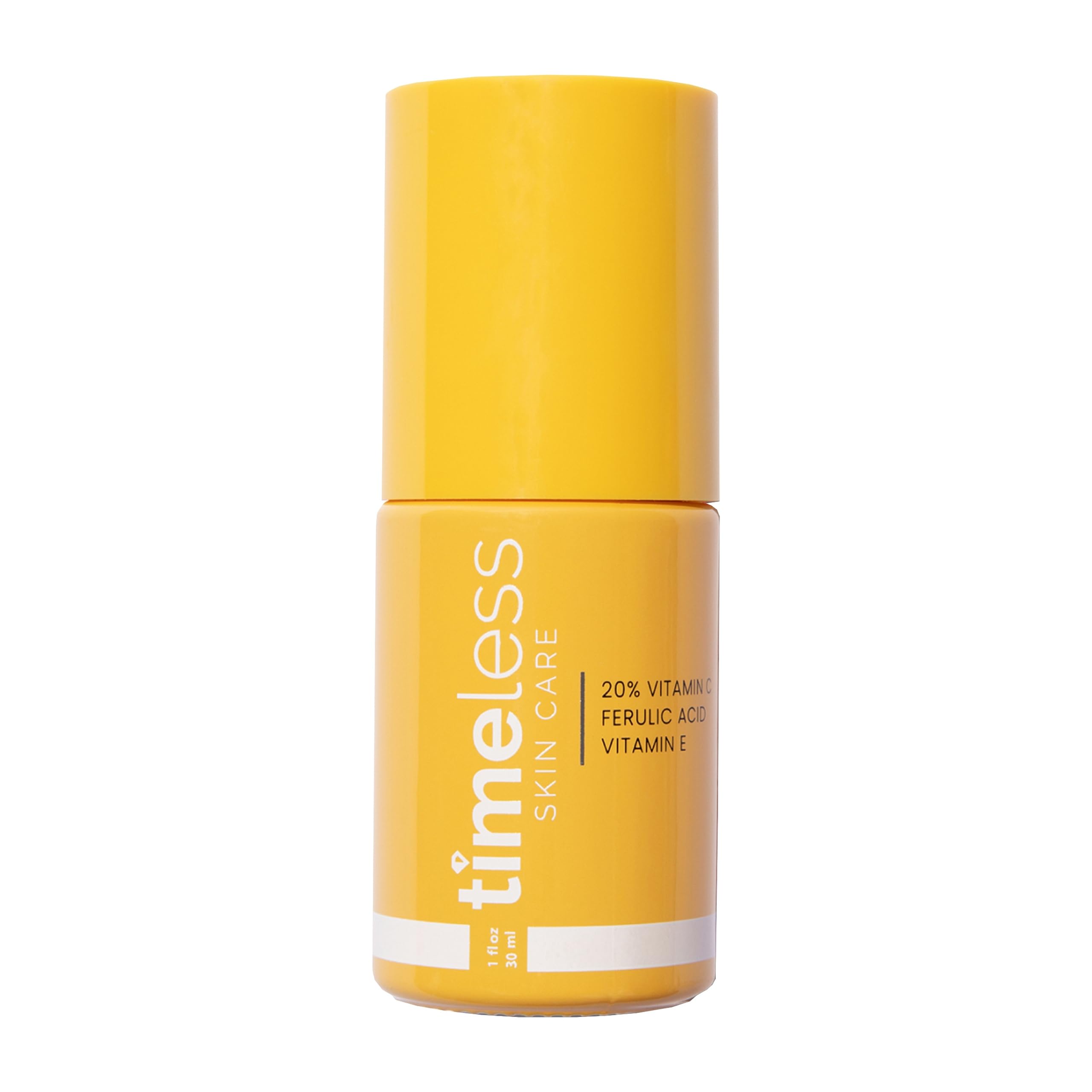 Timeless Skin Care Vitamin C Serum with Vitamin E & Ferulic Acid - Brightening Serum - for Oily & Dry Skin - Fragrance-Free - 1.7 oz