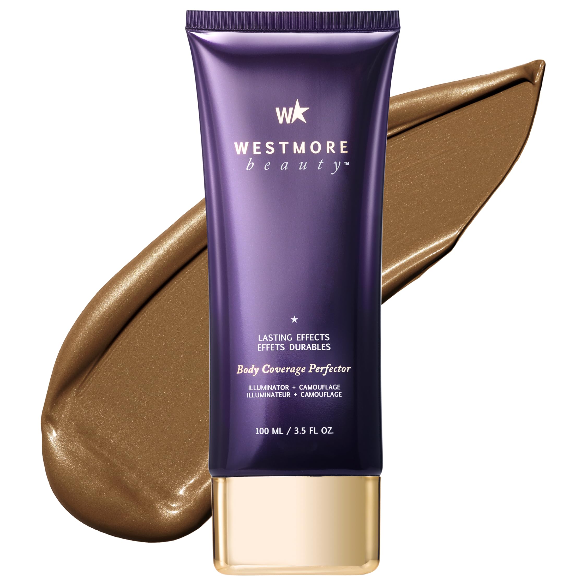 Westmore Beauty Body Coverage Perfector – Waterproof Leg & Body Makeup/Bronzer For Women - Best Tattoo Cover Up Makeup & Tattoo Concealer - 3.5 Oz Natural Radiance